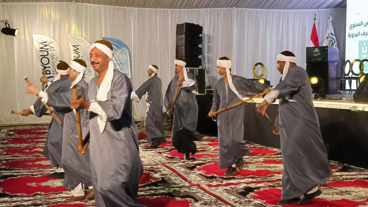 ثقافة الفيوم تشارك فى مهرجان تونس للخزف بفقرات فنية مميزة