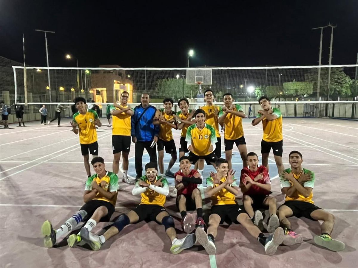 فريق نادي محافظة الفيوم الرياضى للكرة الطائرة يفوز على نادى المنيا الرياضى على ملعبه وبين جمهوره