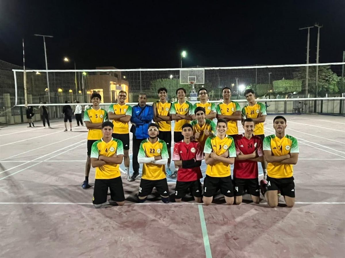 فريق نادي محافظة الفيوم الرياضى للكرة الطائرة يفوز على نادى المنيا الرياضى على ملعبه وبين جمهوره