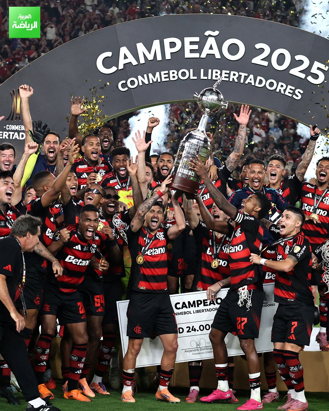 ملخص وأهداف ونتيجة مباراة فلامنجو وبالميراس