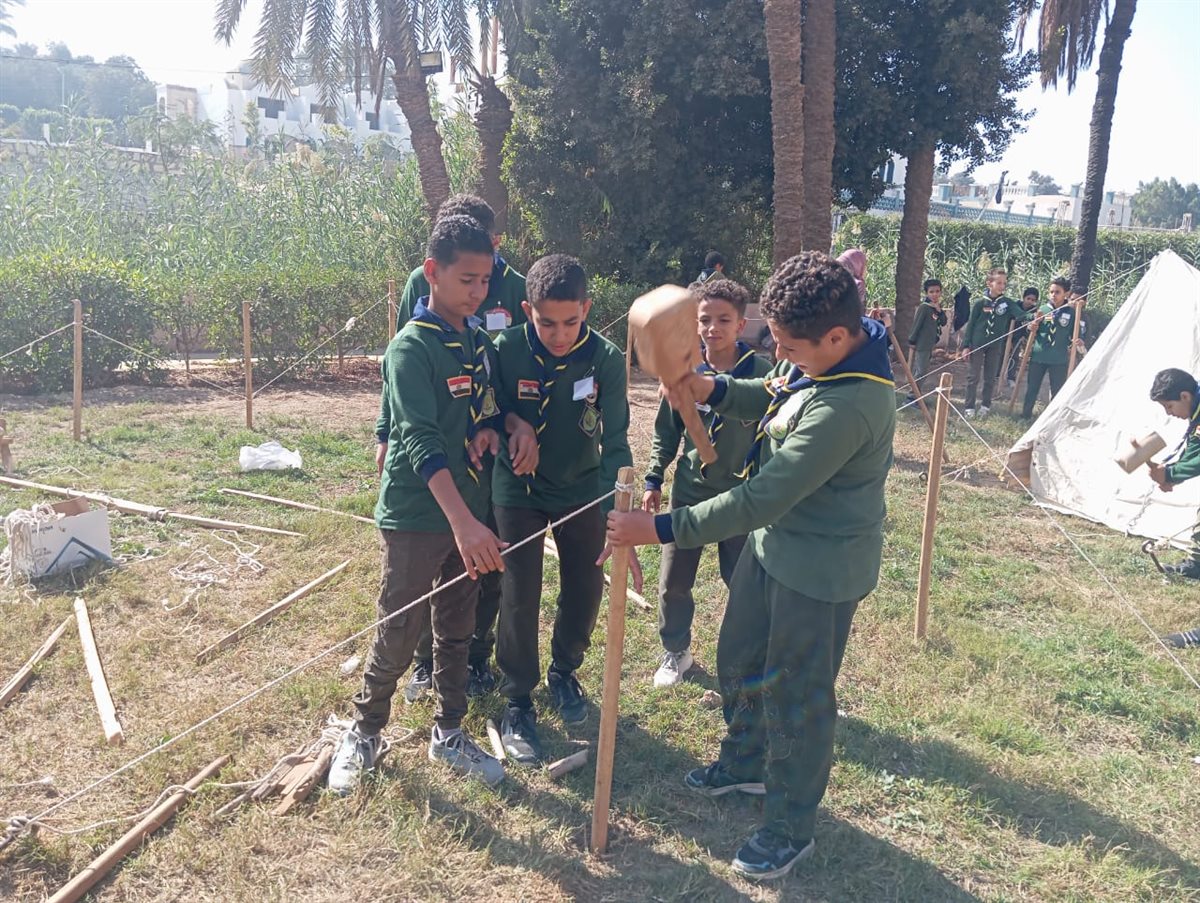 تعليم الفيوم يشارك في مسابقة التفوق الكشفي على مستوى الجمهورية بالمعسكر الدولي بالكشافة بالسليين