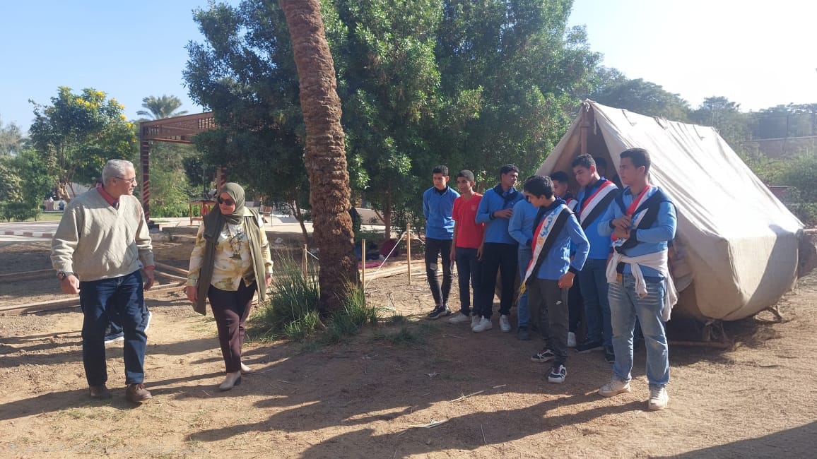 تعليم الفيوم يشارك في مسابقة التفوق الكشفي على مستوى الجمهورية بالمعسكر الدولي بالكشافة بالسليين