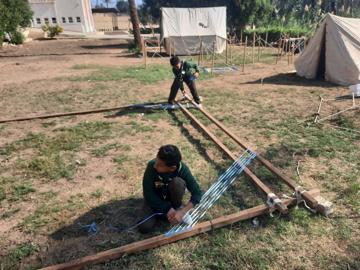 تعليم الفيوم يشارك في مسابقة التفوق الكشفي على مستوى الجمهورية بالمعسكر الدولي بالكشافة بالسليين