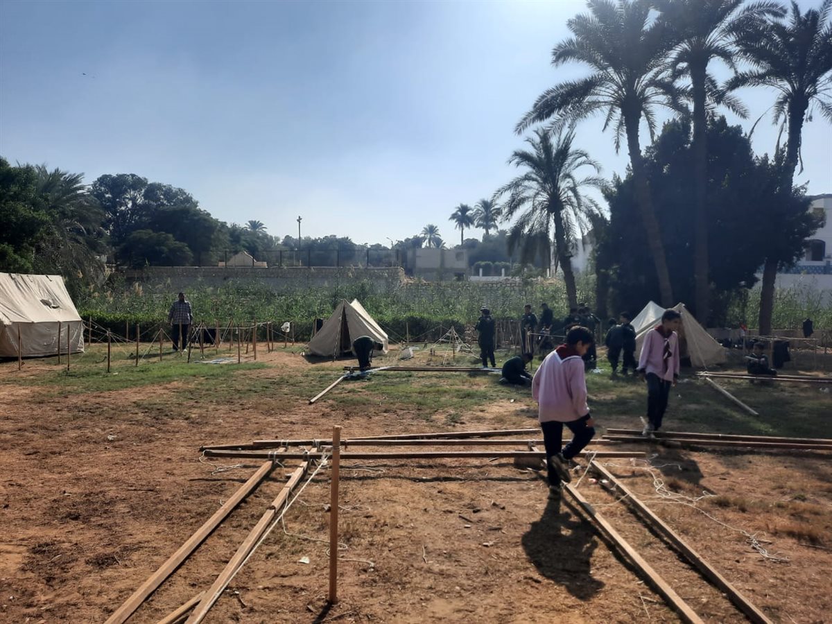 تعليم الفيوم يشارك في مسابقة التفوق الكشفي على مستوى الجمهورية بالمعسكر الدولي بالكشافة بالسليين