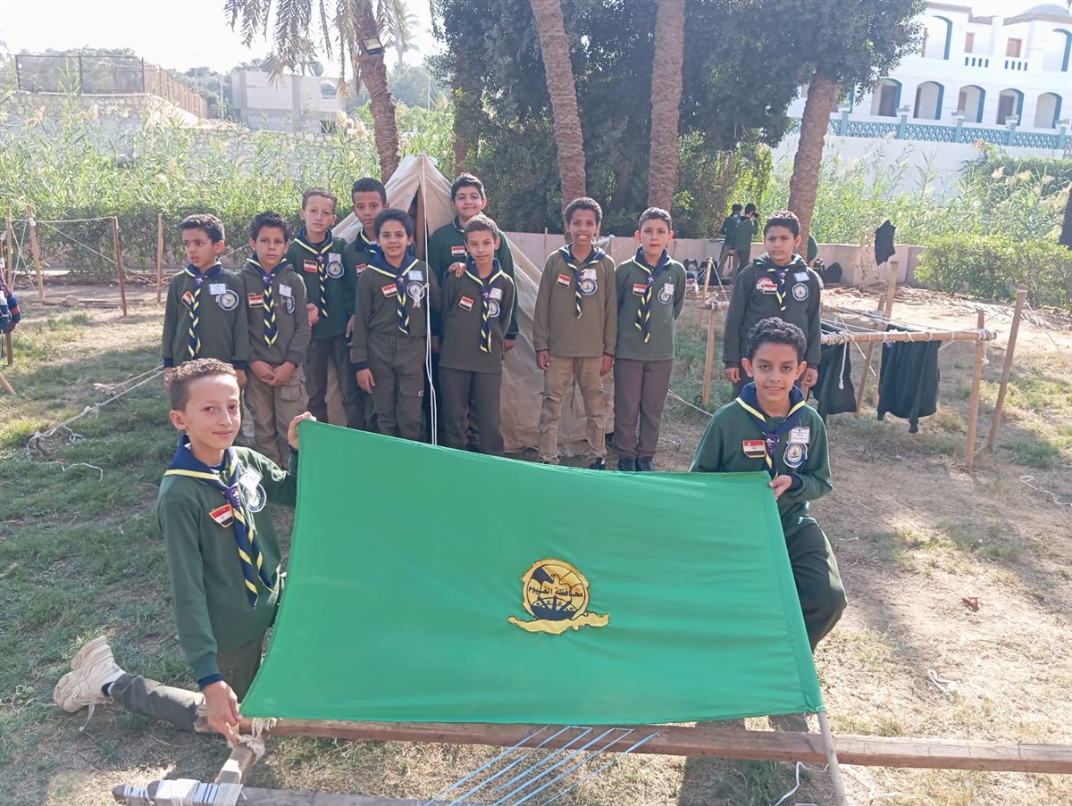 تعليم الفيوم يشارك في مسابقة التفوق الكشفي على مستوى الجمهورية بالمعسكر الدولي بالكشافة بالسليين