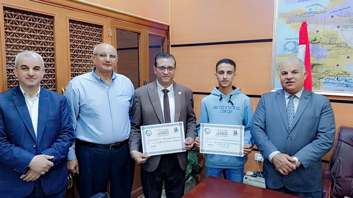 تعليم الفيوم يحقق المركز الثالث والرابع على مستوى الجمهورية فى المسابقة الوطنية للمهارات