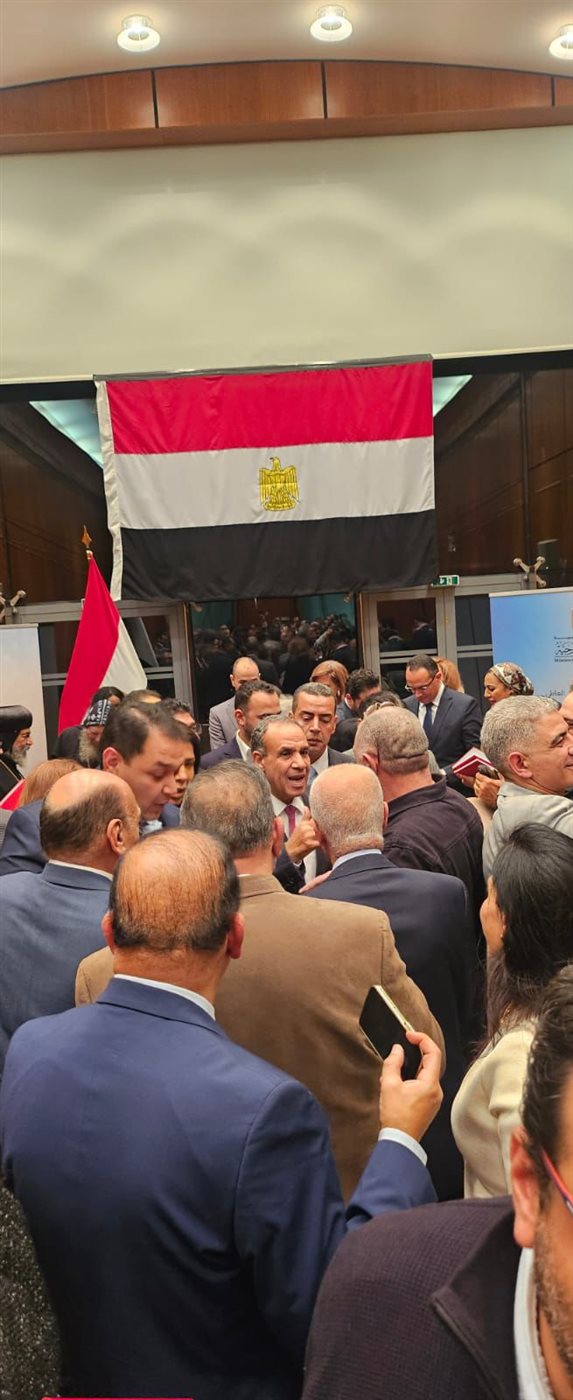 <strong>وزير الخارجية يلتقي بأعضاء الجالية المصرية في ألمانيا</strong>