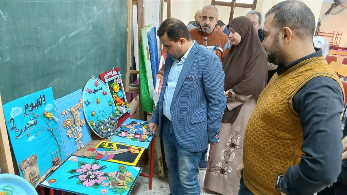 تعليم الفيوم ورشة عمل التربية الفنية لتصميم نتائج العام الجديد 2026 بإدارة اطسا التعليمية