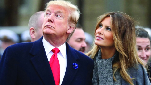 <strong>ميلانيا ترامب و دونالد ترامب</strong>