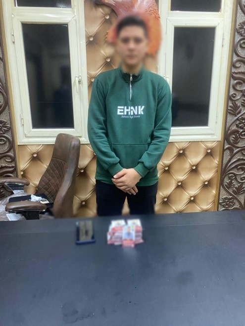 المتهم و المضبوطات