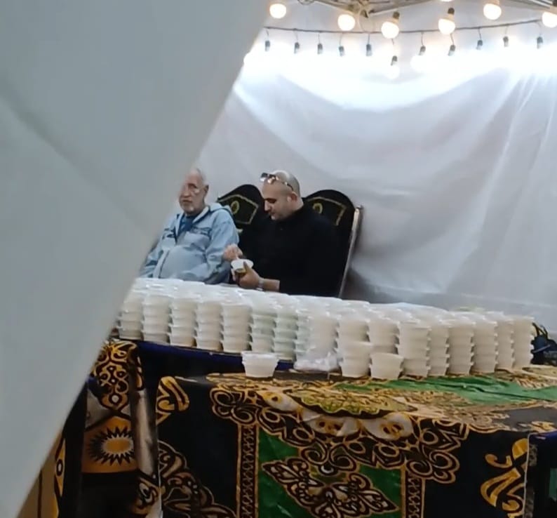 سرادق الطعام بمسجد السيدة نفيسة