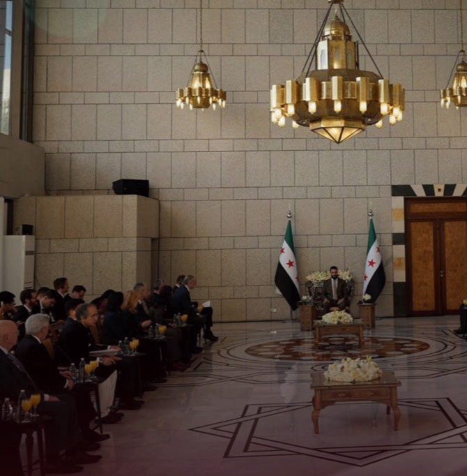 <strong>الرئيس السورى يستقبل وفد مجلس الأمن الدولى فى قصر الشعب بدمشق</strong>