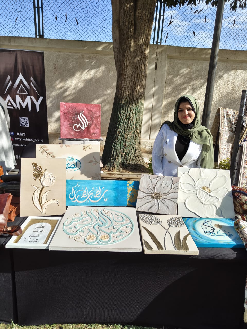 مشاركة أيادى مصر بالفيوم في معرض وزارة الخارجية للحرف اليدوية والتراثية