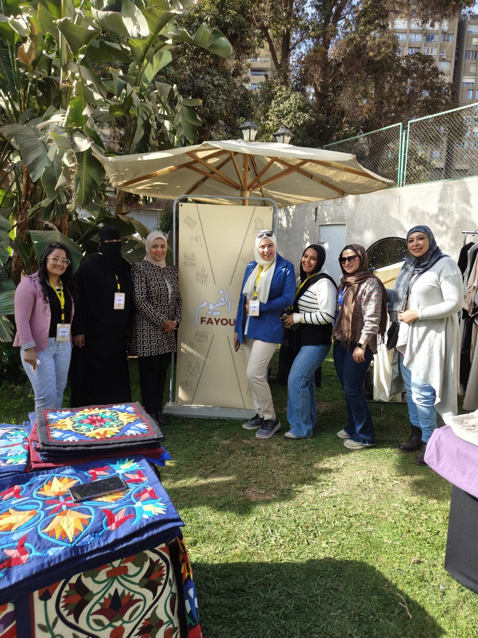 مشاركة أيادى مصر بالفيوم في معرض وزارة الخارجية للحرف اليدوية والتراثية