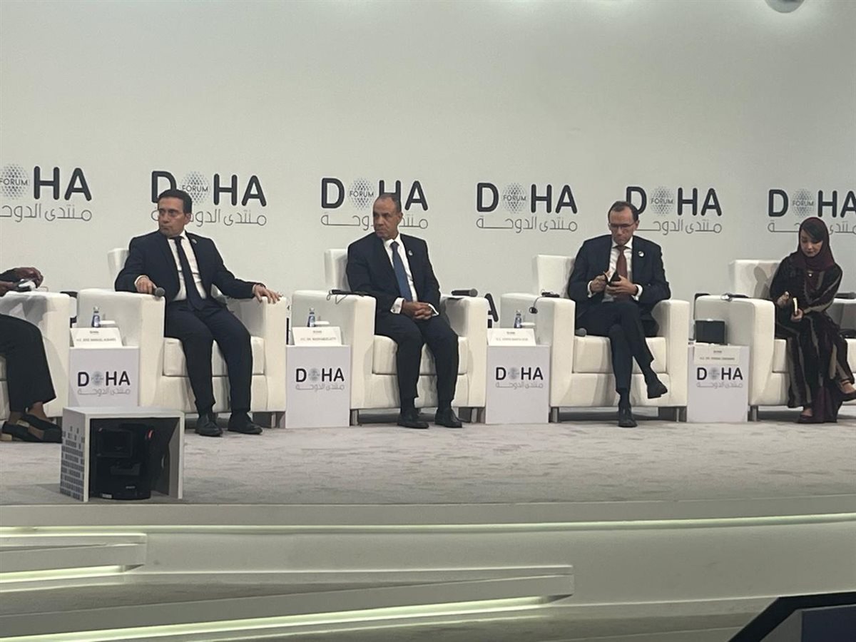 <strong>وزير الخارجية في منتدى الدوحة</strong>