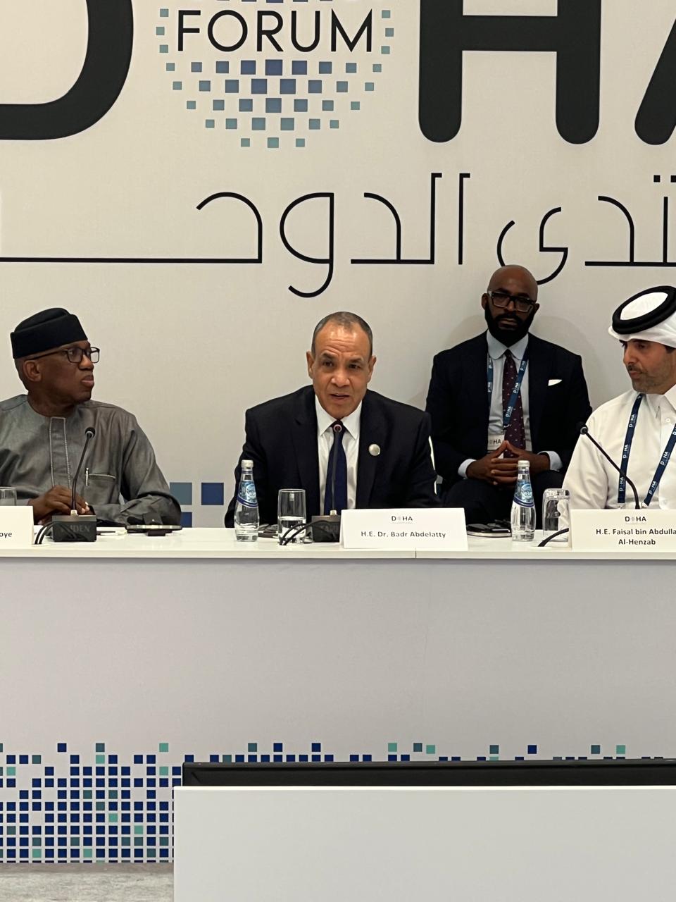 <strong>وزير الخارجية يشارك في الجلسة النقاشية لمنتدى الدوحة حول بناء الدولة في الصومال</strong>