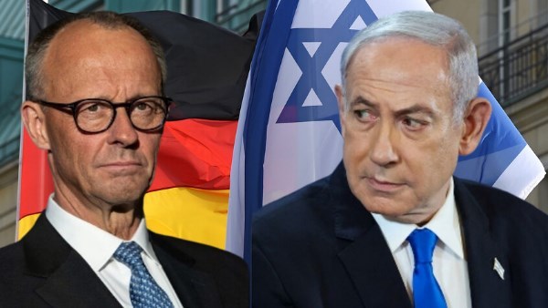 <strong>نتنياهو والمستشار الألماني يلتقيان في القدس</strong>