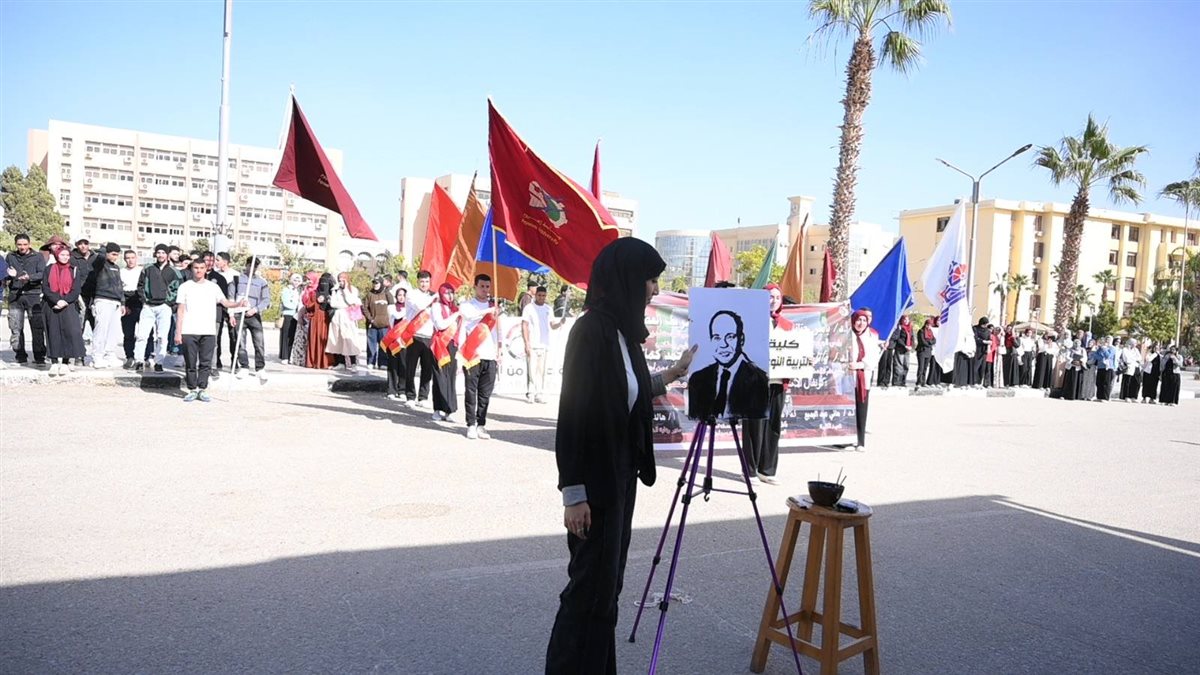 جامعة الفيوم: كرنفال الأسر الطلابية