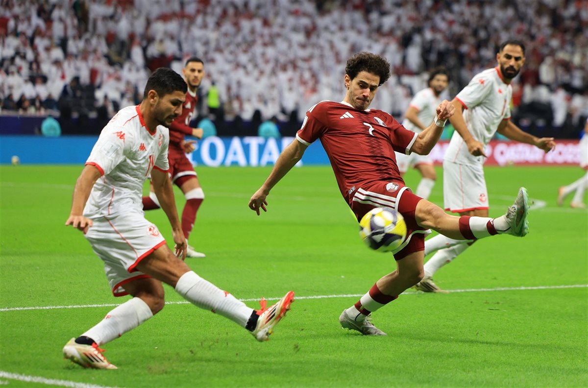 نتيجة وأهداف ومخلص مباراة تونس وقطر