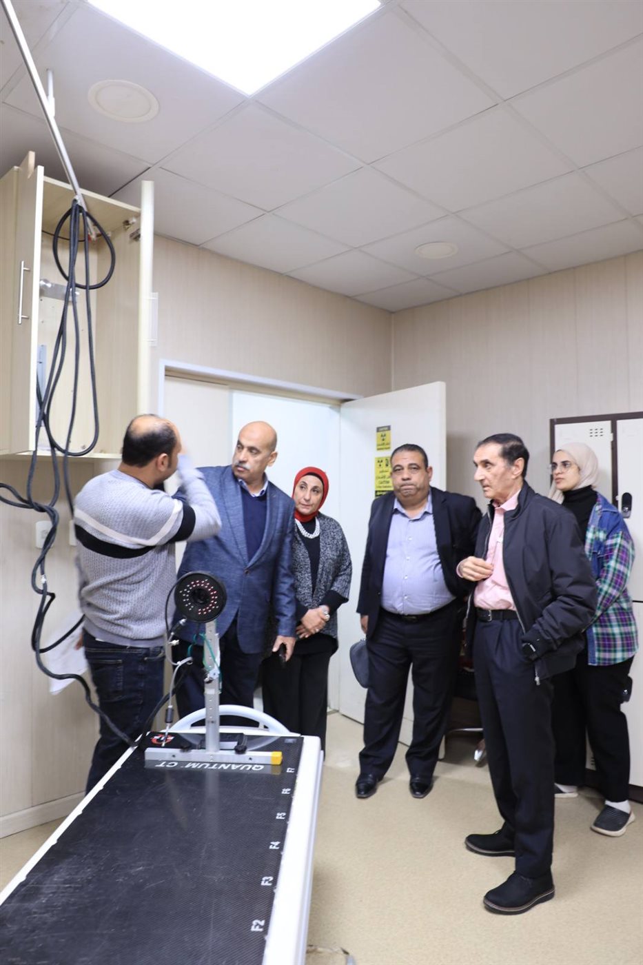 الصفتي وأيوب يتفقدان مركز أورام الفيوم لبحث احتياجاته وسبل دعم الخدمات المقدمة للمرضى