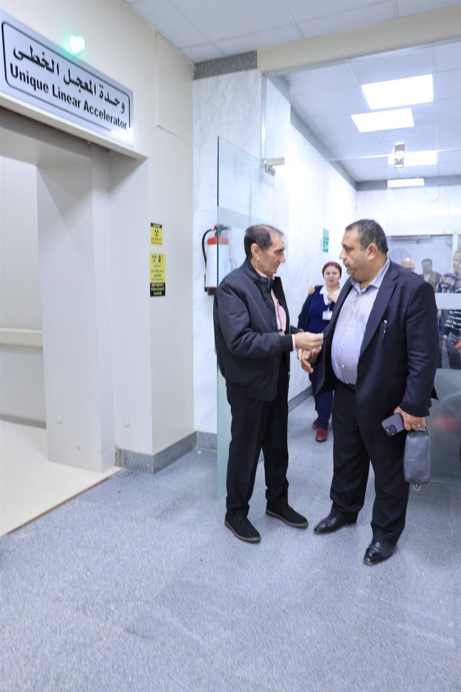 الصفتي وأيوب يتفقدان مركز أورام الفيوم لبحث احتياجاته وسبل دعم الخدمات المقدمة للمرضى