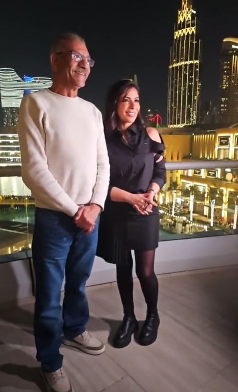 إعلان فيلم الست على برج خليفة