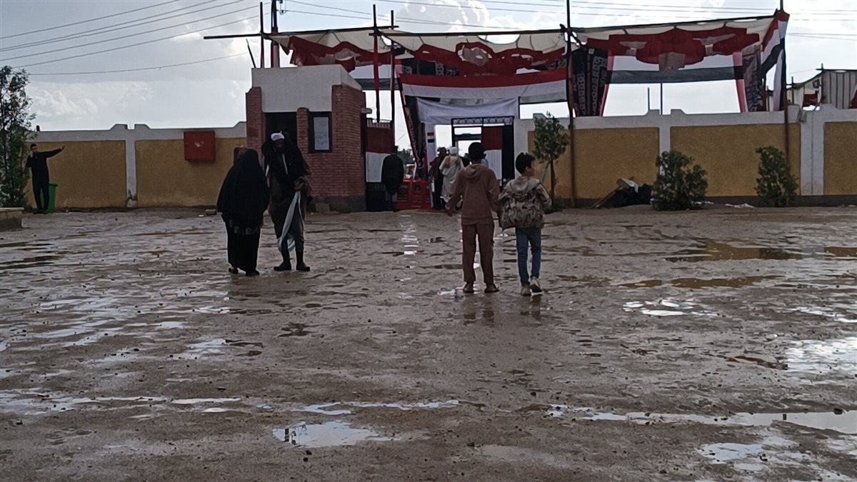 مع أول أيام الانتخابات.. أمطار غزيرة تضرب محافظة الفيوم