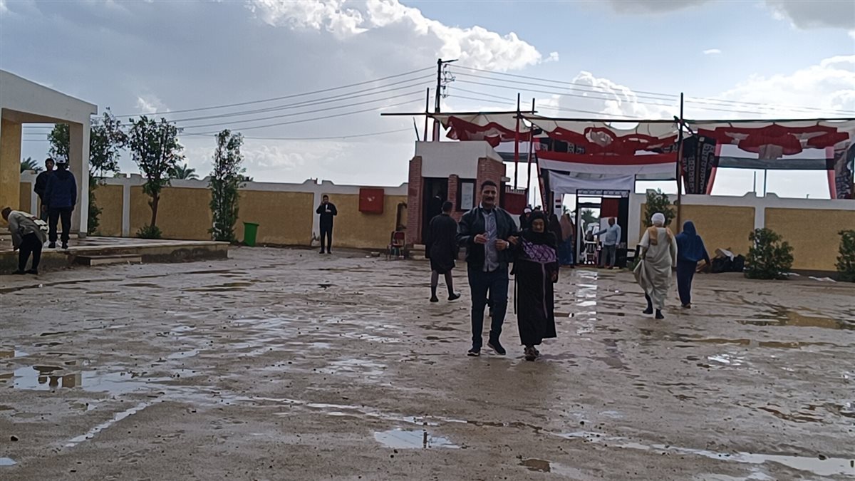 مع أول أيام الانتخابات.. أمطار غزيرة تضرب محافظة الفيوم