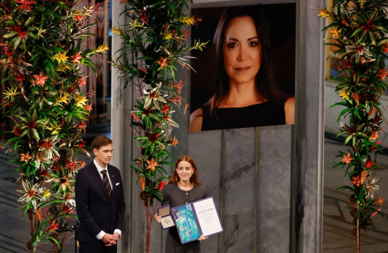 <strong>ابنة زعيمة المعارضة الفنزويلية</strong>