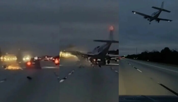 <strong>هبوط اضطراري لطائرة</strong>