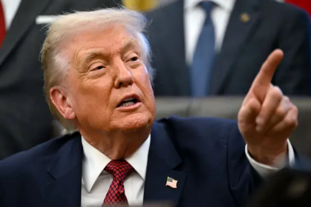 <strong>الرئيس الأمريكي، دونالد ترامب</strong>