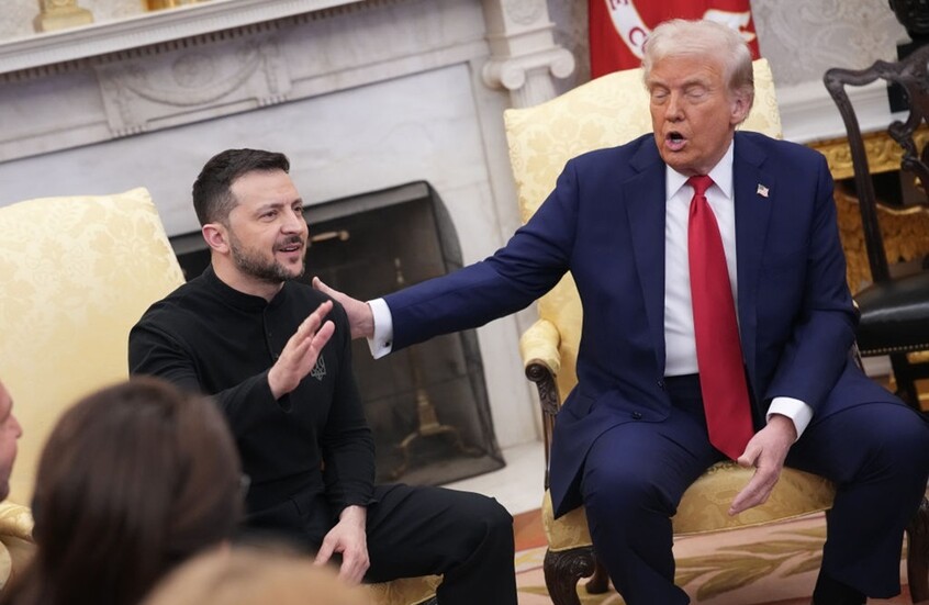 <strong>ترامب وزيلينسكي</strong>