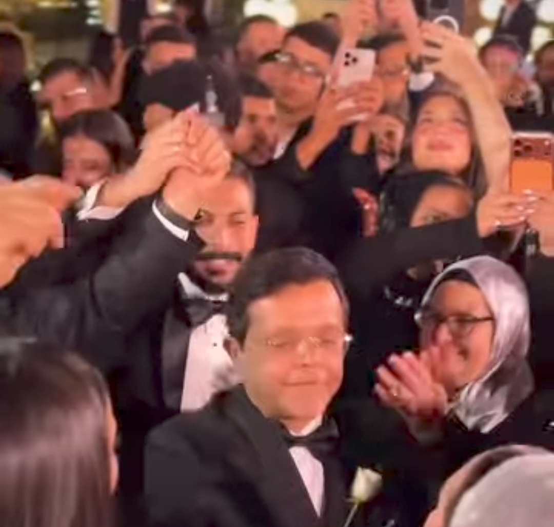 محمد هنيدي في حفل زفاف ابنته