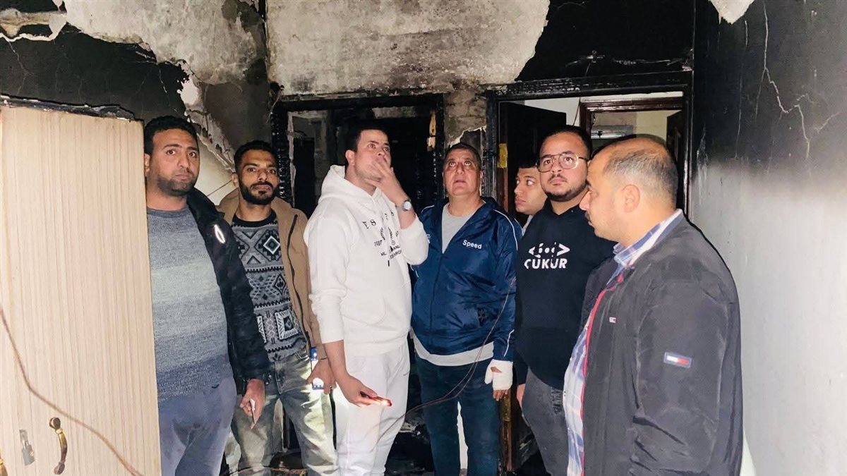 آثار الحريق