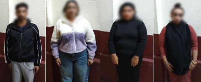 المتهمون عقب القبض