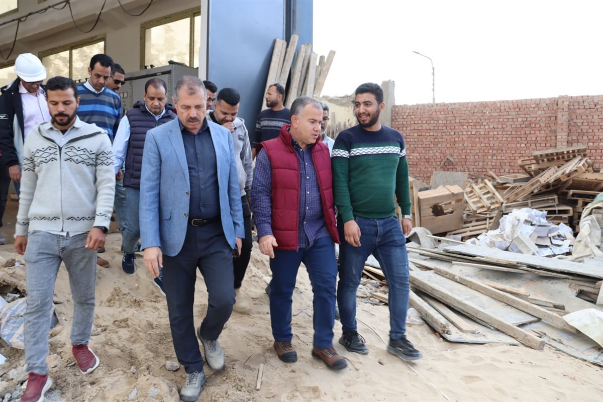محطة مياه قحافة الجديدة على وشك الإنتهاء.. متابعة ميدانية لرئيس مياه الفيوم ضمن “حياة كريمة”