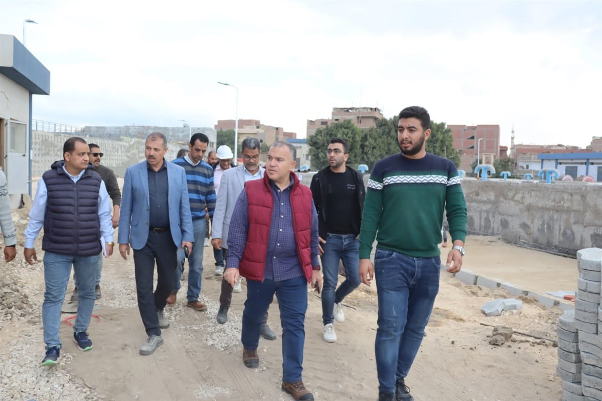 محطة مياه قحافة الجديدة على وشك الإنتهاء.. متابعة ميدانية لرئيس مياه الفيوم ضمن “حياة كريمة”