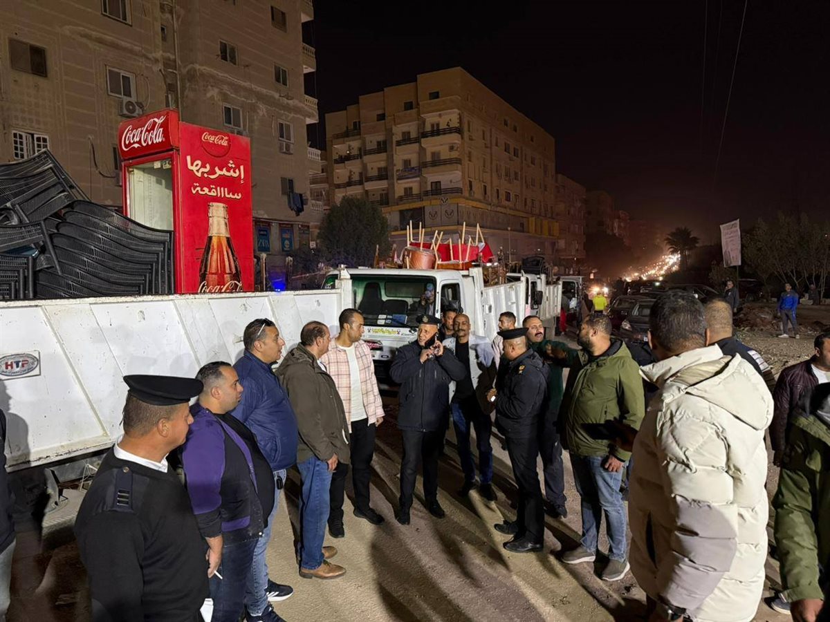 حملة ليلية بمحافظة الجيزة