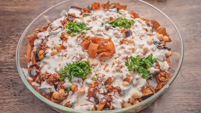 فتة الباذنجان