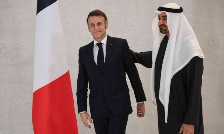 <strong>رئيس دولة الإمارات ونظيره الفرنسي</strong>
