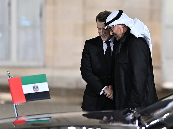 <strong>رئيس دولة الإمارات ونظيره الفرنسي</strong>