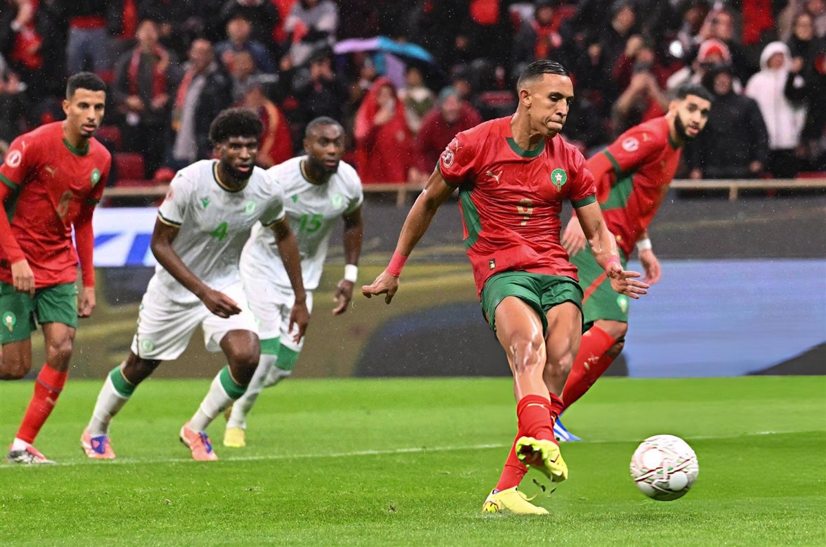 نتيجة وأهداف الشوط الثاني مباراة المغرب ضد جزر القمر (2-0)