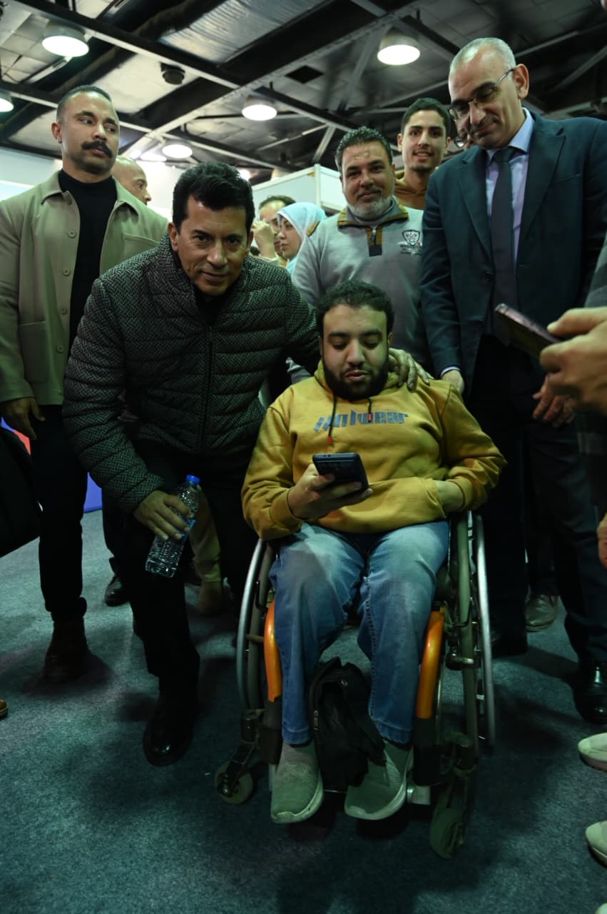 وزير الرياضة يشهد ملتقى توظيف مصر لذوي الهمم&nbsp;