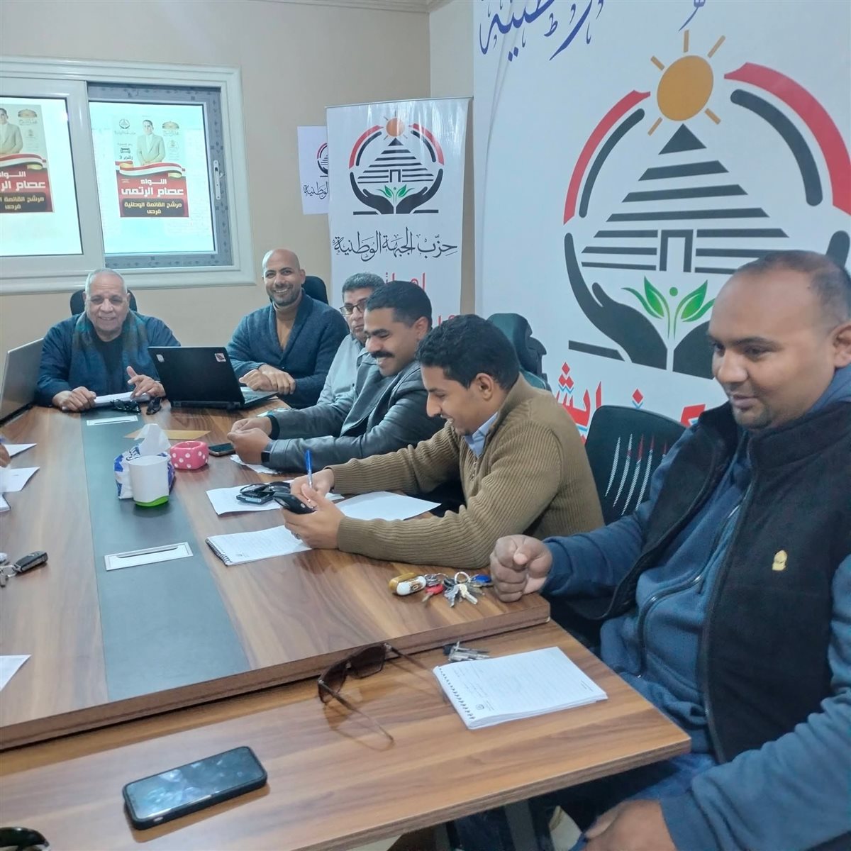 غرفة عمليات الجبهة الوطنية بالفيوم تتابع اليوم الثاني لجولة الإعادة بالدائرة الرابعة
