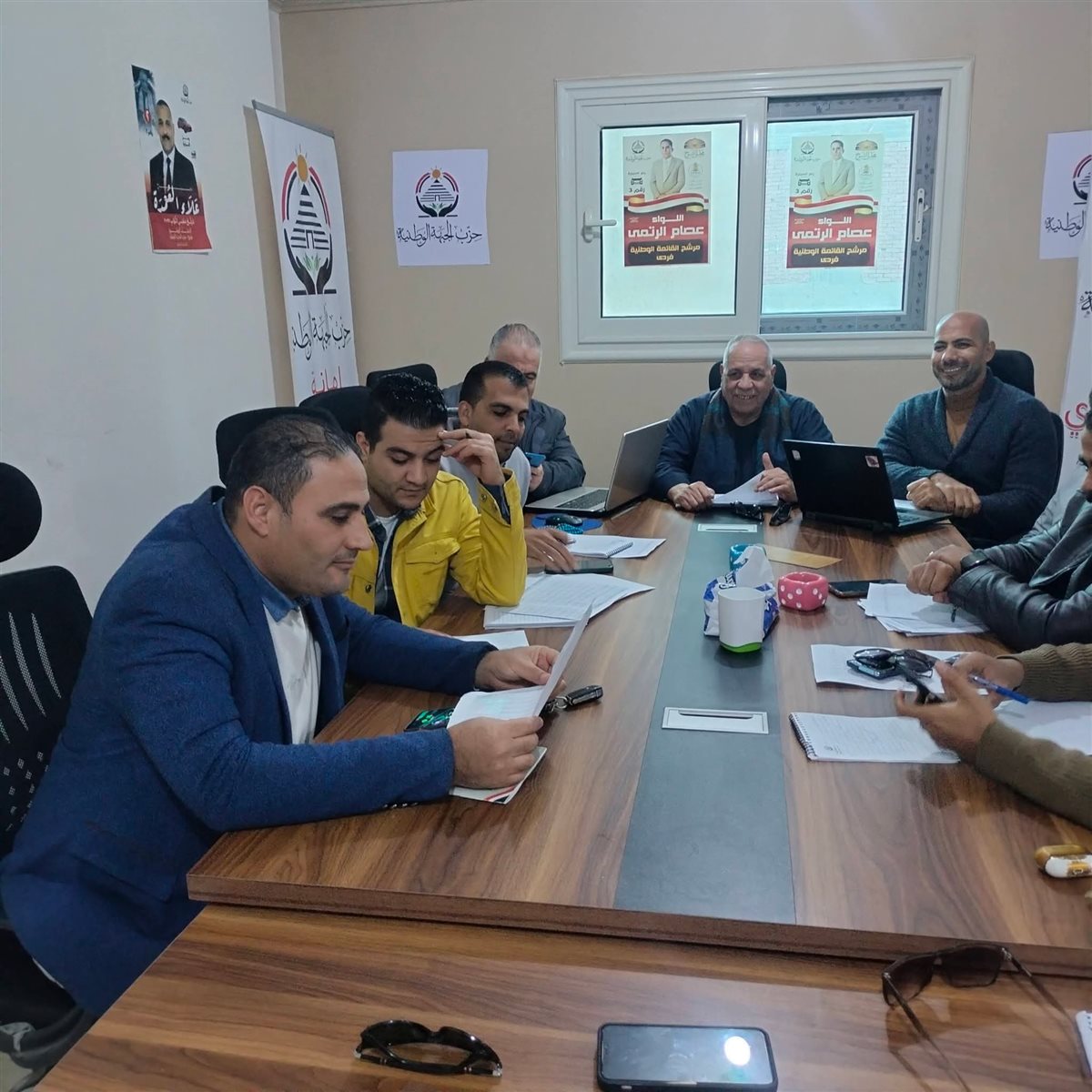 غرفة عمليات الجبهة الوطنية بالفيوم تتابع اليوم الثاني لجولة الإعادة بالدائرة الرابعة