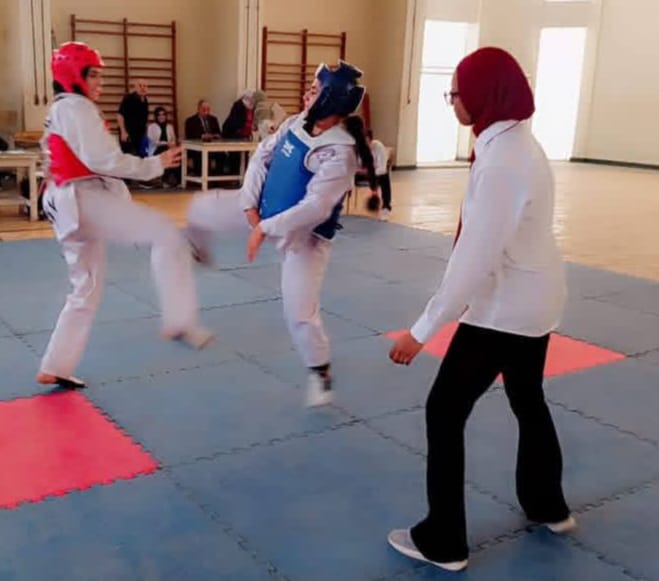 تعليم الفيوم يحصد المركز السادس جمهوريًا في التايكوندو بنات