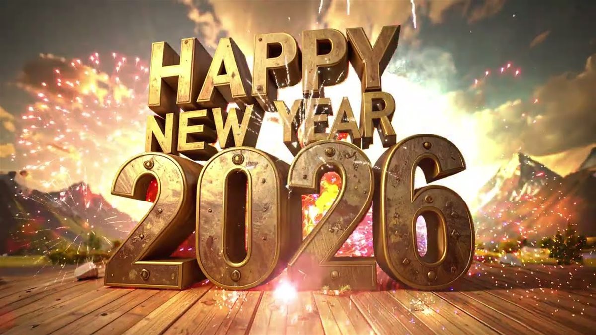 تهنئة بمناسبة العام الجديد 2026