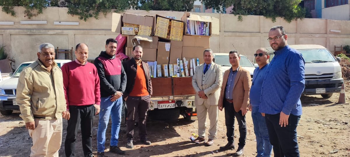 تموين الفيوم يضبط 150000 ألف قطعة العاب نارية محظور تداولها بالأسواق<br>&nbsp;