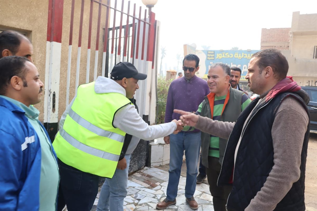 رئيس مياه الفيوم يتفقد محطات الصرف الصحي بأبشواي ويوسف الصديق