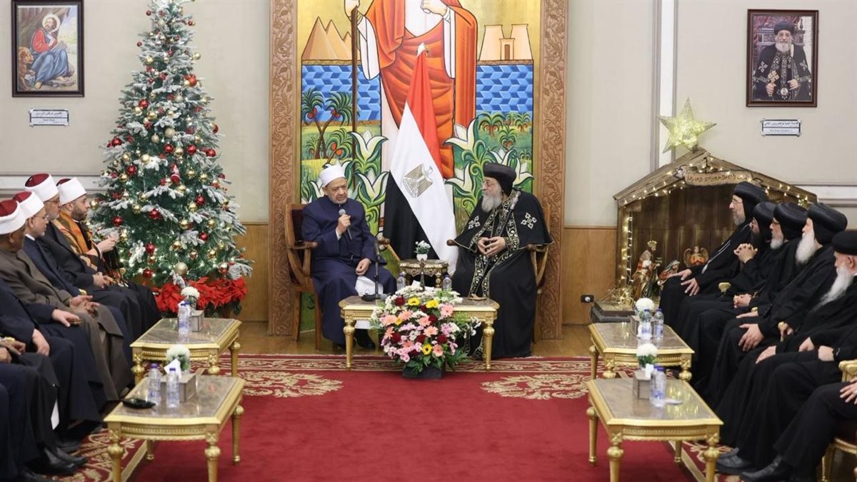 شيخ الأزهر والبابا تواضروس&nbsp;